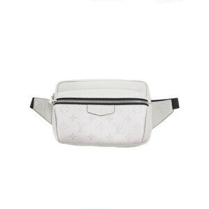 Louis Vuitton Taiga Black Leather Rama Bum Bag Outdoor Body